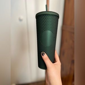 Studded Dark Green Venti Starbucks Cup